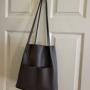 Gray Shoulder Bag